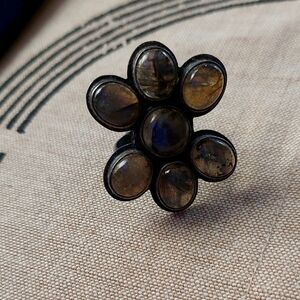 Labradorite Hespera adjustable ring